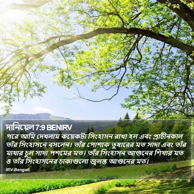 দানিয়েল 7:9 BENIRV Bible Verse Image