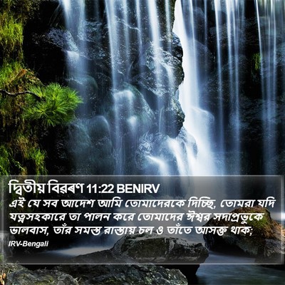 দ্বিতীয় বিৱৰণ 11:22 BENIRV Bible Verse Image