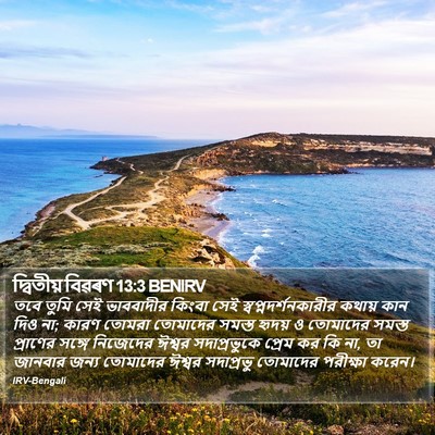 দ্বিতীয় বিৱৰণ 13:3 BENIRV Bible Verse Image
