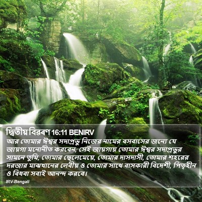 দ্বিতীয় বিৱৰণ 16:11 BENIRV Bible Verse Image