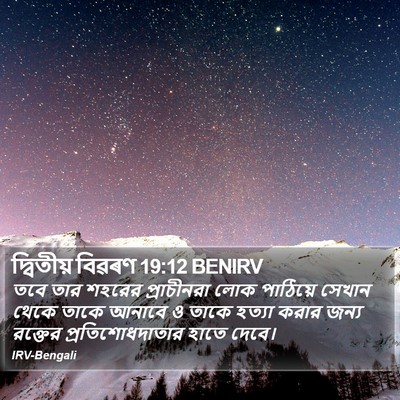 দ্বিতীয় বিৱৰণ 19:12 BENIRV Bible Verse Image