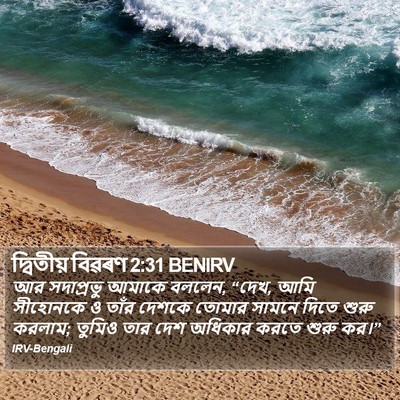 দ্বিতীয় বিৱৰণ 2:31 BENIRV Bible Verse Image