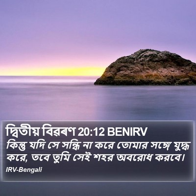 দ্বিতীয় বিৱৰণ 20:12 BENIRV Bible Verse Image