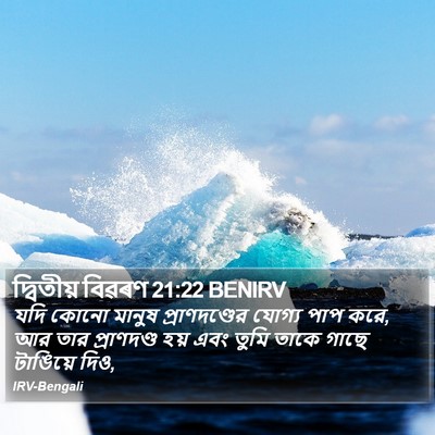 দ্বিতীয় বিৱৰণ 21:22 BENIRV Bible Verse Image