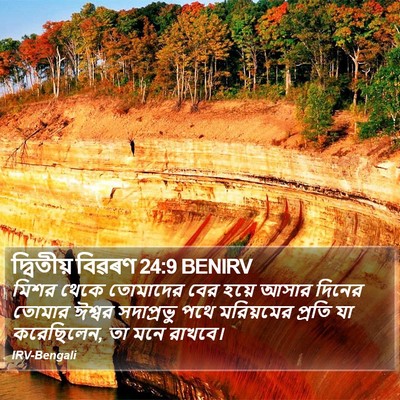 দ্বিতীয় বিৱৰণ 24:9 BENIRV Bible Verse Image
