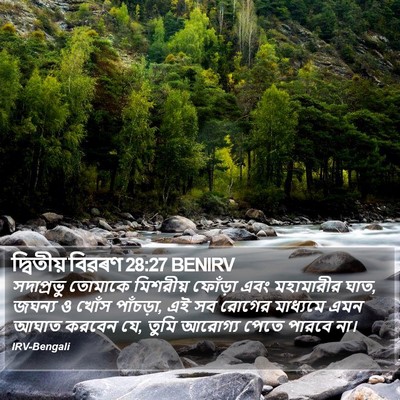 দ্বিতীয় বিৱৰণ 28:27 BENIRV Bible Verse Image