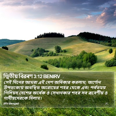 দ্বিতীয় বিৱৰণ 3:12 BENIRV Bible Verse Image