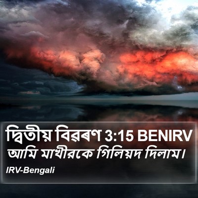 দ্বিতীয় বিৱৰণ 3:15 BENIRV Bible Verse Image