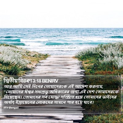 দ্বিতীয় বিৱৰণ 3:18 BENIRV Bible Verse Image