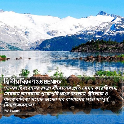দ্বিতীয় বিৱৰণ 3:6 BENIRV Bible Verse Image