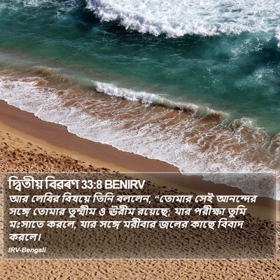 দ্বিতীয় বিৱৰণ 33:8 BENIRV Bible Verse Image