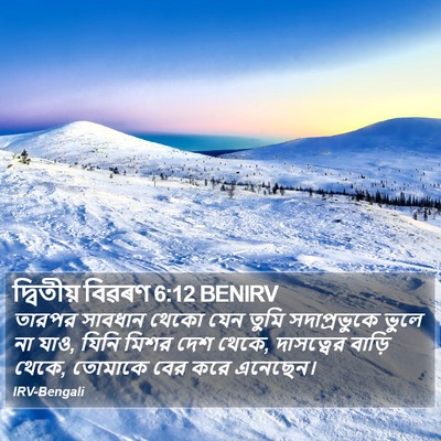 দ্বিতীয় বিৱৰণ 6:12 BENIRV Bible Verse Image