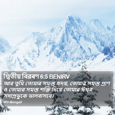 দ্বিতীয় বিৱৰণ 6:5 BENIRV Bible Verse Image