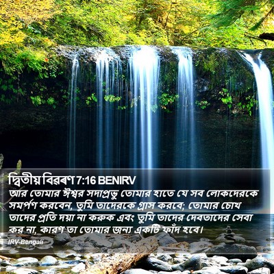 দ্বিতীয় বিৱৰণ 7:16 BENIRV Bible Verse Image