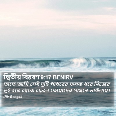 দ্বিতীয় বিৱৰণ 9:17 BENIRV Bible Verse Image