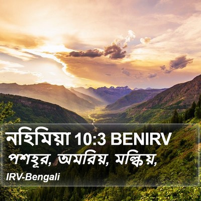 নহিমিয়া 10:3 BENIRV Bible Verse Image