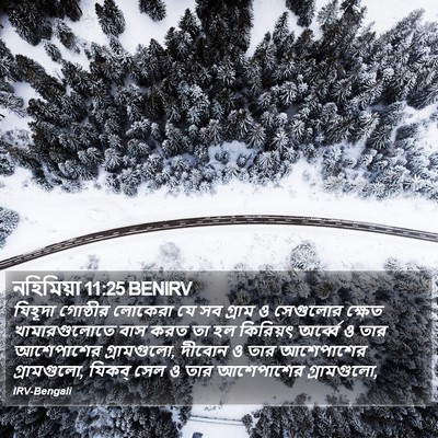 নহিমিয়া 11:25 BENIRV Bible Verse Image
