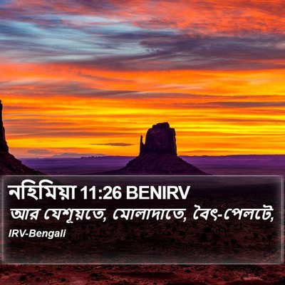 নহিমিয়া 11:26 BENIRV Bible Verse Image