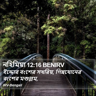 নহিমিয়া 12:16 BENIRV Bible Verse Image