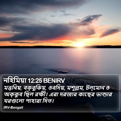 নহিমিয়া 12:25 BENIRV Bible Verse Image
