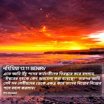 নহিমিয়া 13:11 BENIRV Bible Verse Image