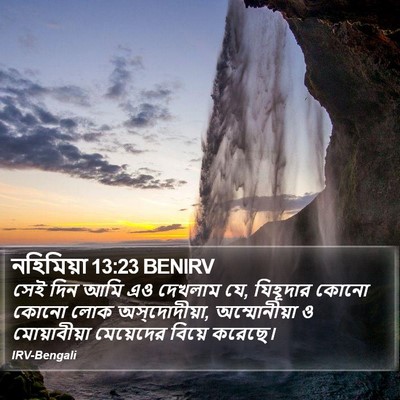 নহিমিয়া 13:23 BENIRV Bible Verse Image
