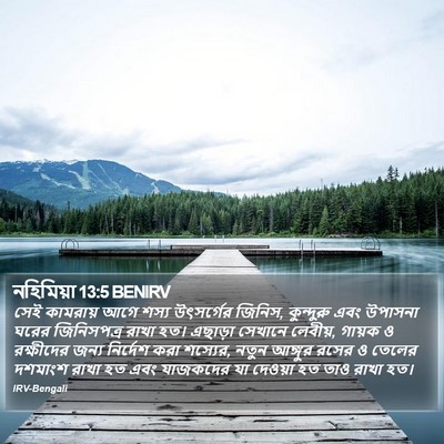 নহিমিয়া 13:5 BENIRV Bible Verse Image