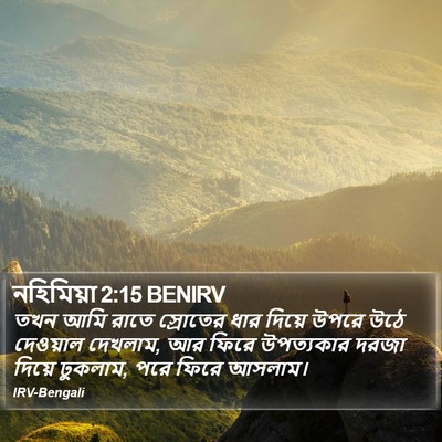 নহিমিয়া 2:15 BENIRV Bible Verse Image
