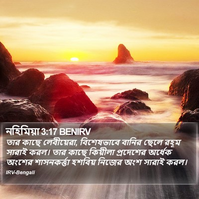 নহিমিয়া 3:17 BENIRV Bible Verse Image