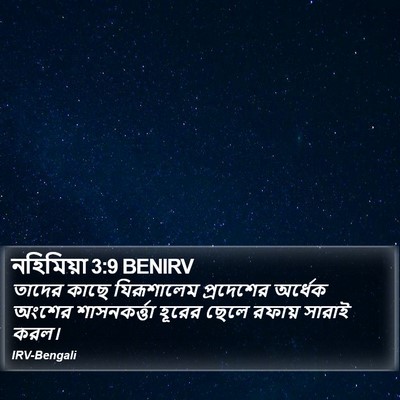 নহিমিয়া 3:9 BENIRV Bible Verse Image