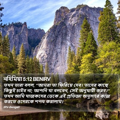 নহিমিয়া 5:12 BENIRV Bible Verse Image