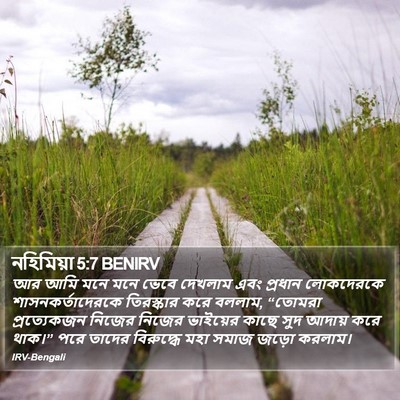 নহিমিয়া 5:7 BENIRV Bible Verse Image