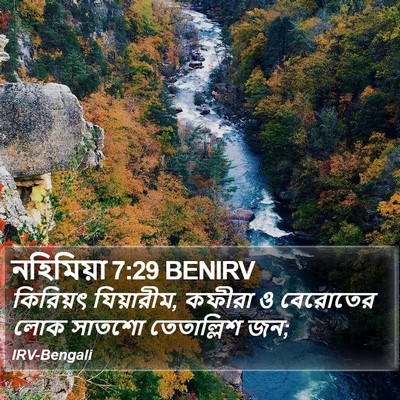 নহিমিয়া 7:29 BENIRV Bible Verse Image