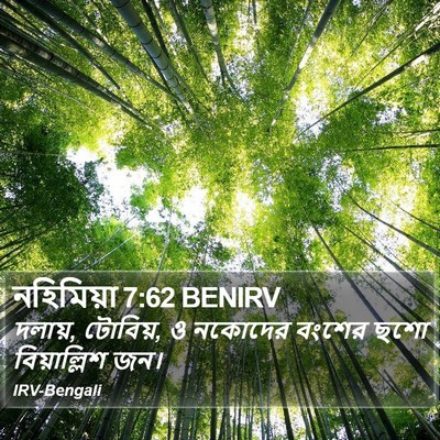 নহিমিয়া 7:62 BENIRV Bible Verse Image
