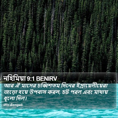 নহিমিয়া 9:1 BENIRV Bible Verse Image