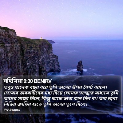 নহিমিয়া 9:30 BENIRV Bible Verse Image