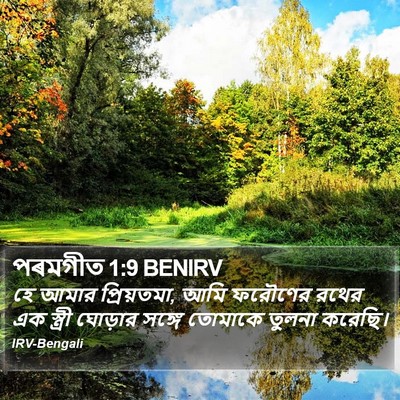 পৰমগীত 1:9 BENIRV Bible Verse Image