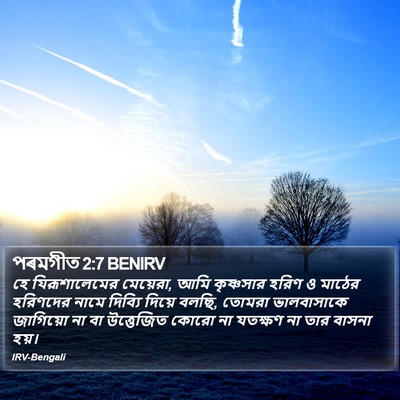 পৰমগীত 2:7 BENIRV Bible Verse Image