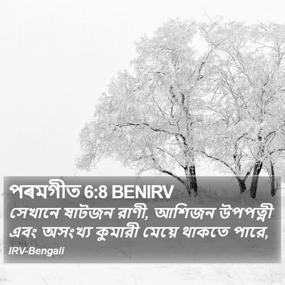 পৰমগীত 6:8 BENIRV Bible Verse Image