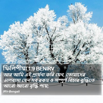 ফিলিপীয়া 1:9 BENIRV Bible Verse Image