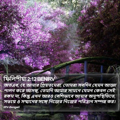 ফিলিপীয়া 2:12 BENIRV Bible Verse Image