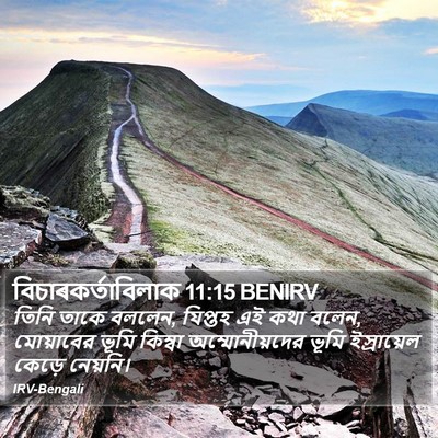 বিচাৰকর্তাবিলাক 11:15 BENIRV Bible Verse Image