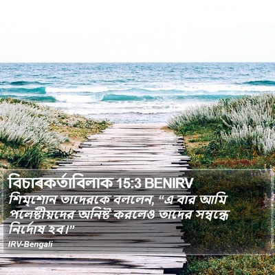 বিচাৰকর্তাবিলাক 15:3 BENIRV Bible Verse Image