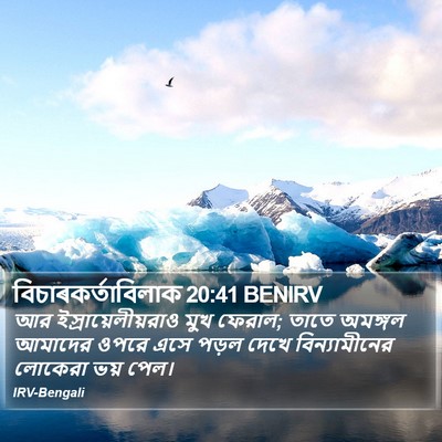 বিচাৰকর্তাবিলাক 20:41 BENIRV Bible Verse Image