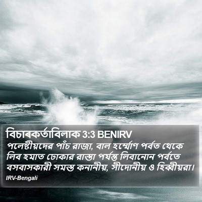 বিচাৰকর্তাবিলাক 3:3 BENIRV Bible Verse Image