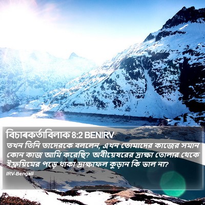 বিচাৰকর্তাবিলাক 8:2 BENIRV Bible Verse Image