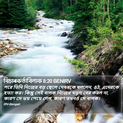 বিচাৰকর্তাবিলাক 8:20 BENIRV Bible Verse Image