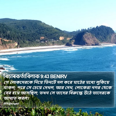বিচাৰকর্তাবিলাক 9:43 BENIRV Bible Verse Image