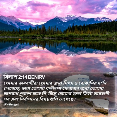 বিলাপ 2:14 BENIRV Bible Verse Image