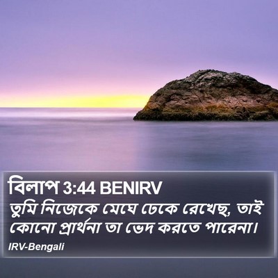 বিলাপ 3:44 BENIRV Bible Verse Image